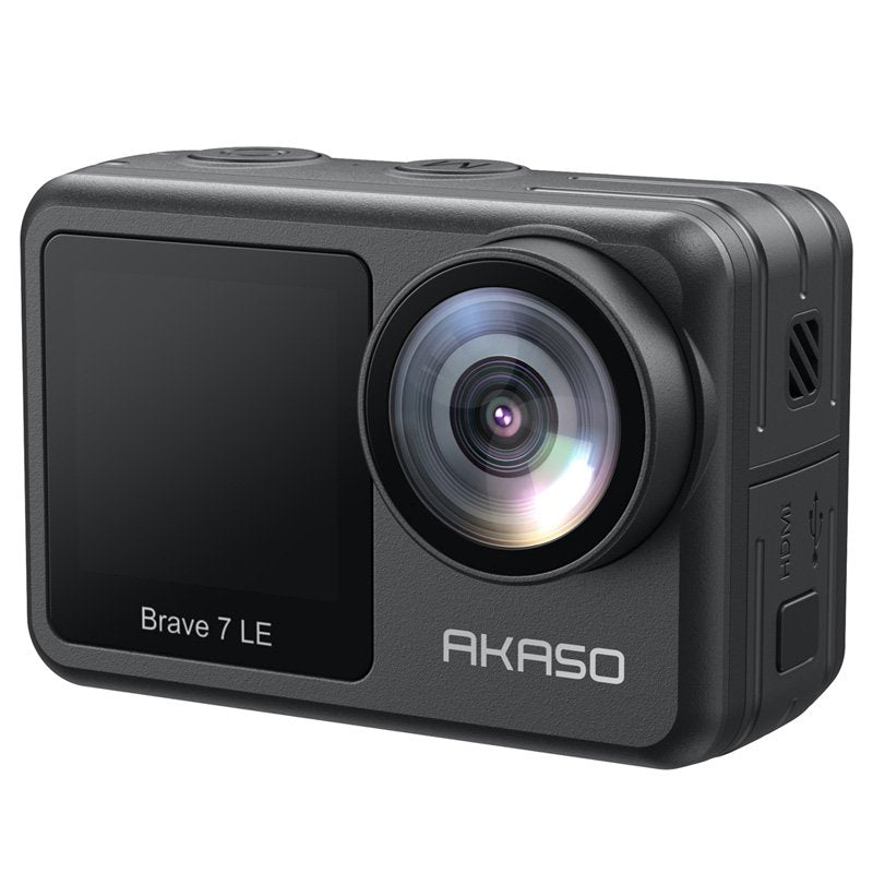Akaso Brave 7 LE 20MP WiFi Action Camera - Black for sale online