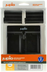 2 x Jupio Nikon EN-EL15 Batteries & Dual Charger Kit