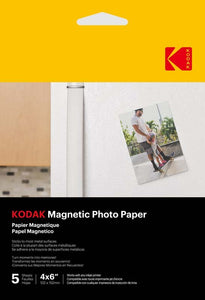Kodak Magnetic Photo Paper - 6"X4"