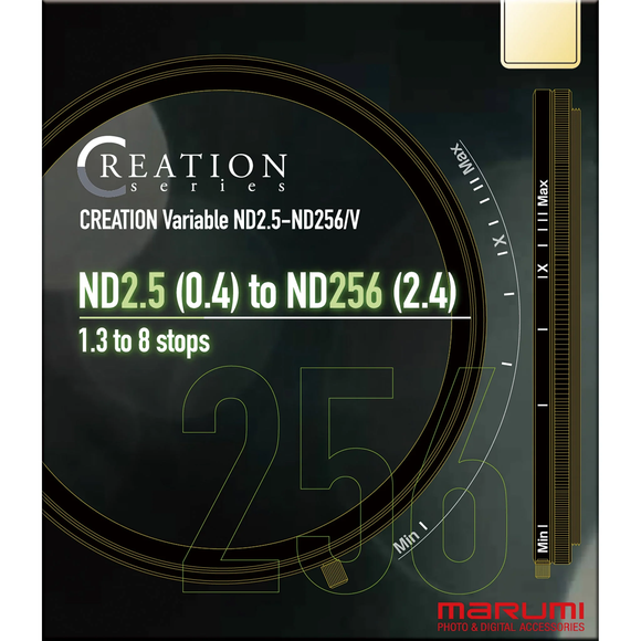 Marumi 67mm CREATION Variable ND2.5-256 Video filter