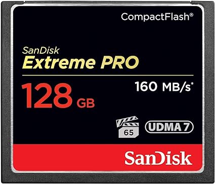 Memory Card Compact Flash 128G Sandisk Extreme Pro