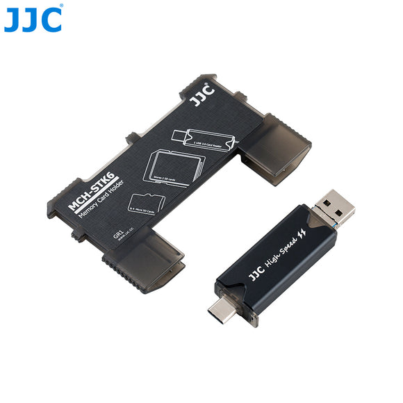 JJC Memory Card Holder & Reader SD/Micro SD
