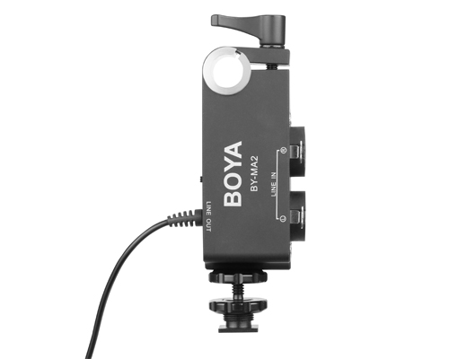 Boya By-Ma2 Dual Channel Xlr Audio Mixer For Dslr & Camcorders