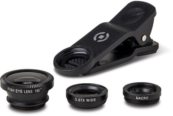 Celly Clip & Click 3-In-1 Lens Kit