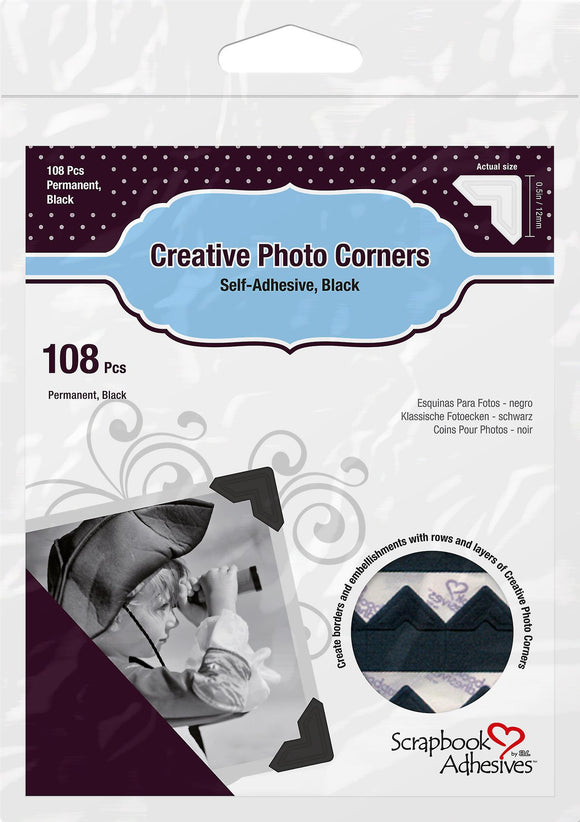 Creative Photo Corners - Black