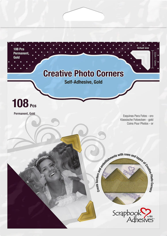 Creative Photo Corners - Gold