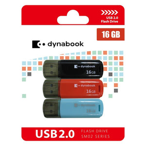 Dynabook JumpDrive SM02 USB 2.0 Flash Drive - 3 pack