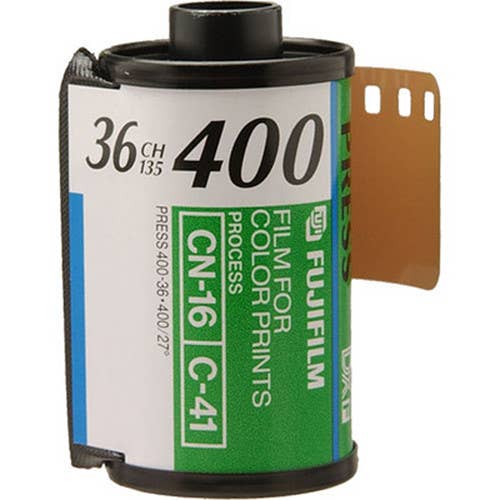 Fujifilm 135 Fujicolor 400 Asa 36 Exp Single Film