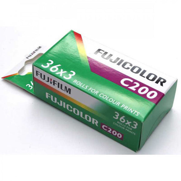 Fujifilm Fujicolor C200 Ec 135/36 Exposure Film - 3 Pack