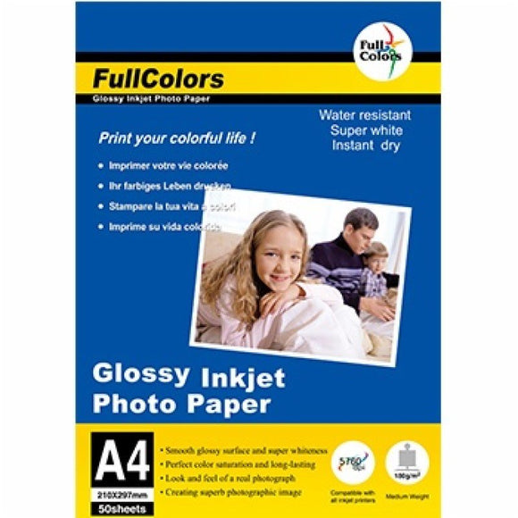 Fullcolors Photo Paper High Gloss 240Gsm 50 Sheets