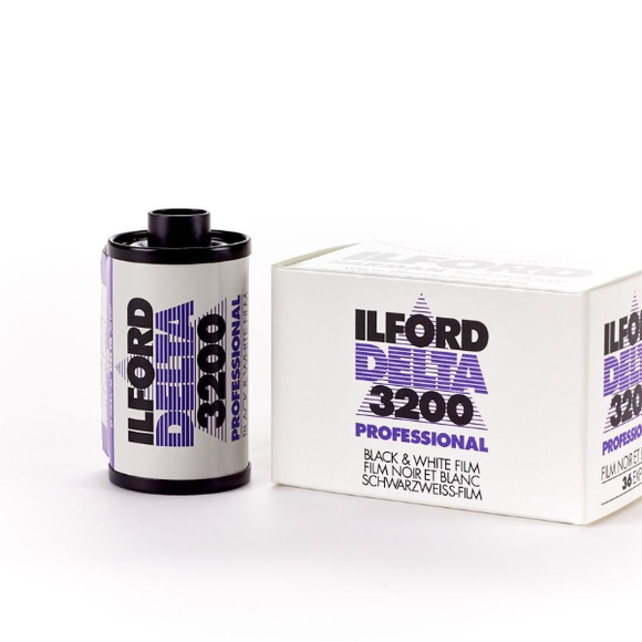 Ilford Delta 3200 Iso Professional 35Mm 36 Exposure Black & White Film