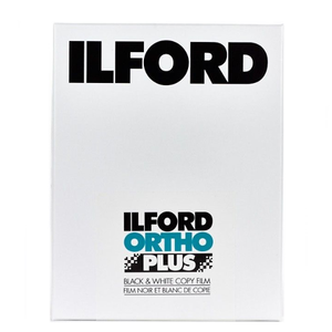 Ilford Ortho Copy Plus Iso 80 4"X5" 25 Sheets Black & White Film