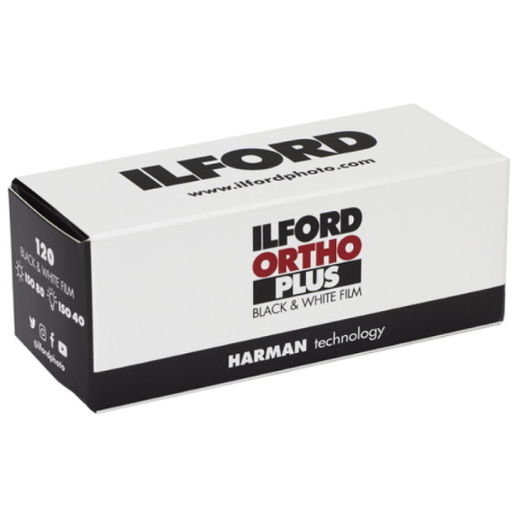 Ilford Ortho Plus Black And White Negative Film (120 Roll Film)