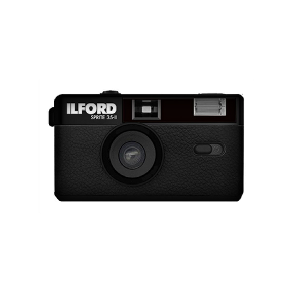 Ilford Sprite 35-II Reusable Camera with 24exp 400asa colour film & AAA batteries