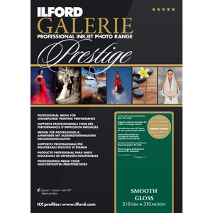 Ilford Galerie Prestige Smooth Gloss 310Gsm 5X7" 100 Sheets