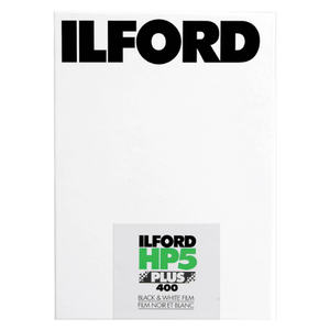 Ilford HP5 Plus ISO 400 8"X10" 25 Sheets Black & White Film