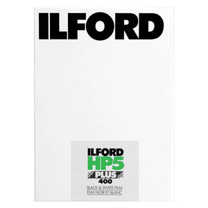 Ilford Hp5 Plus Iso 400 4"X5" 25 Sheets Black & White Film