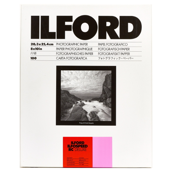 Ilford Ilfospeed Rc Deluxe Glossy Grade 3 20.3X25.4Cm 100 Sheets Isrc31M