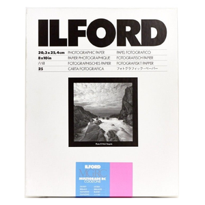 Ilford Multigrade Rc Cooltone Glossy 8X10 - 25 Sheets