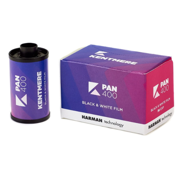 Kentmere 400 iso 35mm 24 Exposure Pan400 Black & White Film
