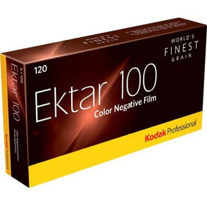 Kodak Ektar 100 Colour Negative Film (120 Roll Film 5-Pack)