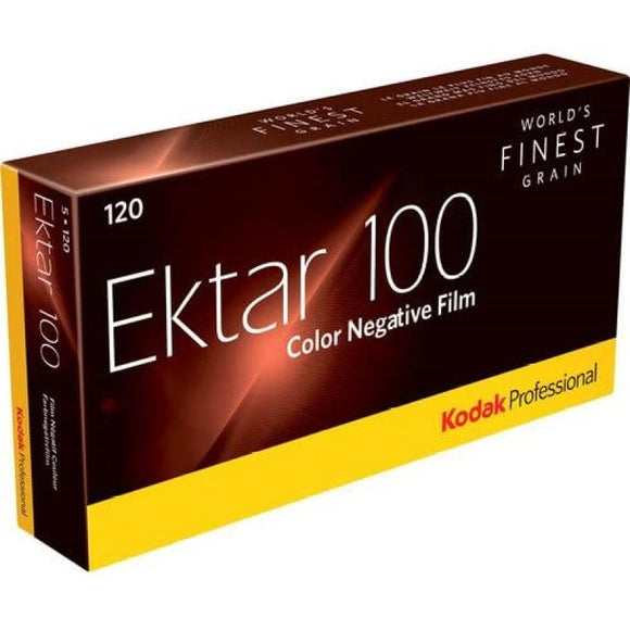 Kodak Ektar 100 Colour Negative Film (120 Roll Film 5-Pack)