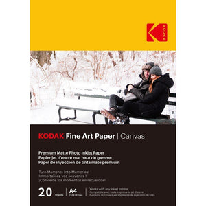Kodak Fine Art A4 Canvas Paper 230Gsm 20 Sheets