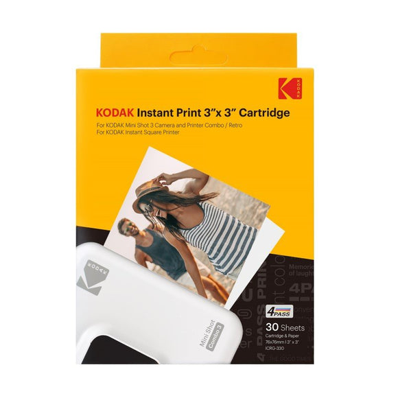Kodak Instant 3X3 Camera Cartridge 30 Sheets