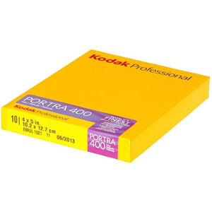 Kodak Portra 400 Color Negative Sheet Film (4" X 5", 10 Sheets)