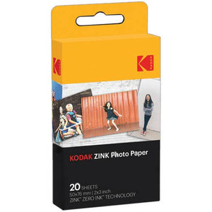 Kodak Printomatic Zink Media 2×3 Film 20 Pack