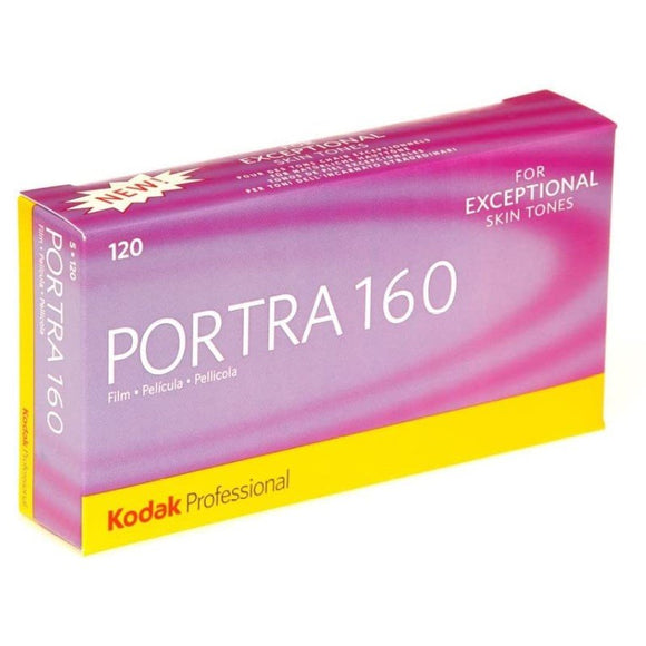 Kodak Professional Portra 160 Colour Film 120 5 Roll Pro Pack
