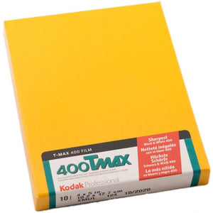 Kodak T-Max 400 B&W Negative Sheet Film (4" X 5", 10 Sheets)