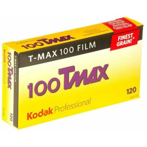 Kodak T-Max 100Asa B&W Negative Film (120 Roll Film 5-Pack)