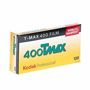 Kodak T-Max 400Asa B&W Negative Film (120 Roll Film 5-Pack)