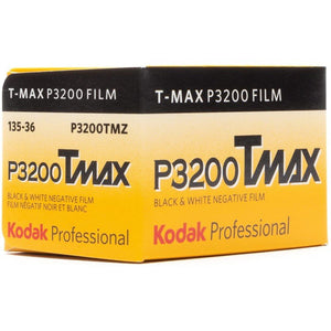 Kodak T-Max P3200Asa B&W 35Mm Negative Film - 36 Exposures X 5 Rolls