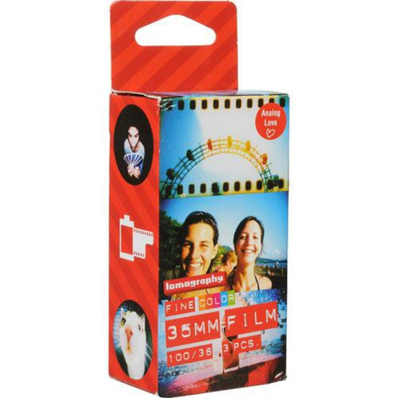 Lomography 100 Colour Film (35mm, 36 Exp. 3 Pack)