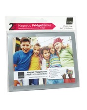 5"X7" Magnetic Fridge Silver Photo Frame 51-005