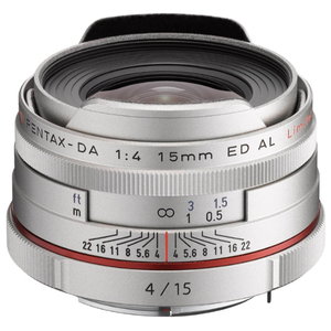 Pentax Da 15Mm F4 Limited Ed Al Hd Lens (Silver)
