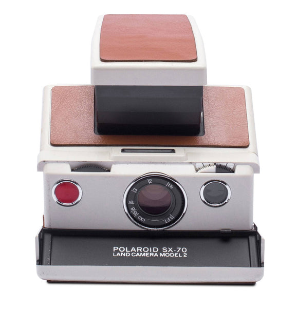 Polaroid Sx-70 Camera – White-Brown (Refurb By Mint)