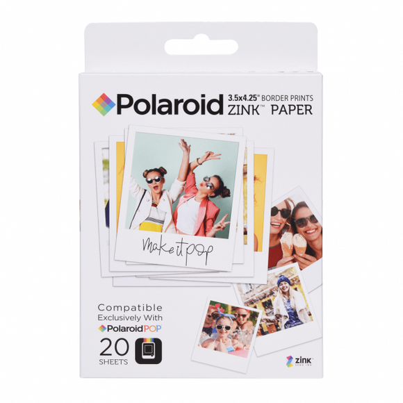 Polaroid Zink Media 3×4 Film 20 Sheet (Pop Media)