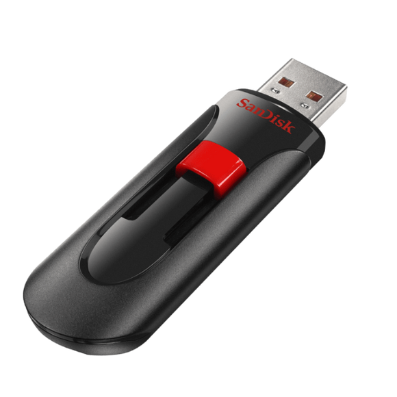 SANDISK CRUZER USB DRIVE CZ60 64GB USB2.0 BLACK