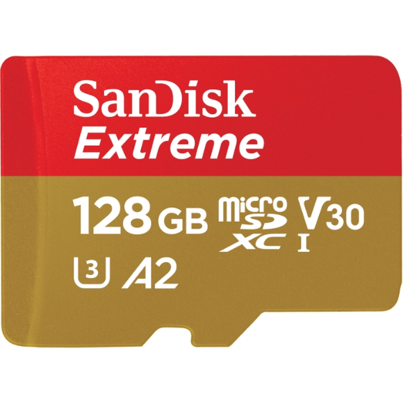 128Gb Sandisk Extreme Micro SD Memory Card