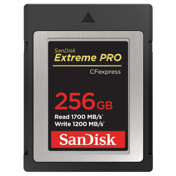 Sandisk Extreme Pro Cfexpress Card Type B 256Gb 1700Mb/S R 1200Mb/S W