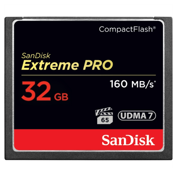 Memory Card Compact Flash 32G Sandisk Extreme Pro