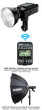 Smdv Briht 360 Portable Wireless Ttl Flash Head Kit Only