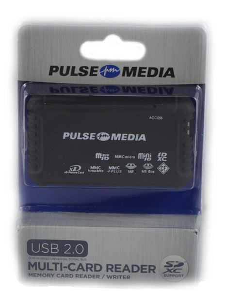 Usb All-In-1 Memory Card Reader All In 1 Pulse Media Usb 2.0