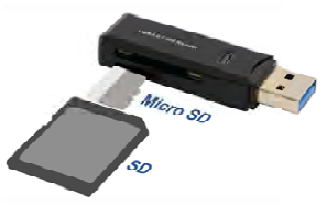 Glanz Usb 3.0 Memory Card Reader Sd/Micro Sd