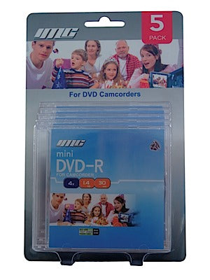 Dvd-R 8Cm Mini Camcorder Disk 1.4Gb 5 Pack (Imc)