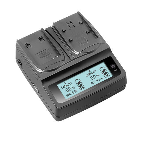Lvsun 201 Twin Battery Charger For Canon Batteries