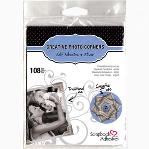 Creative Photo Corners - Silver